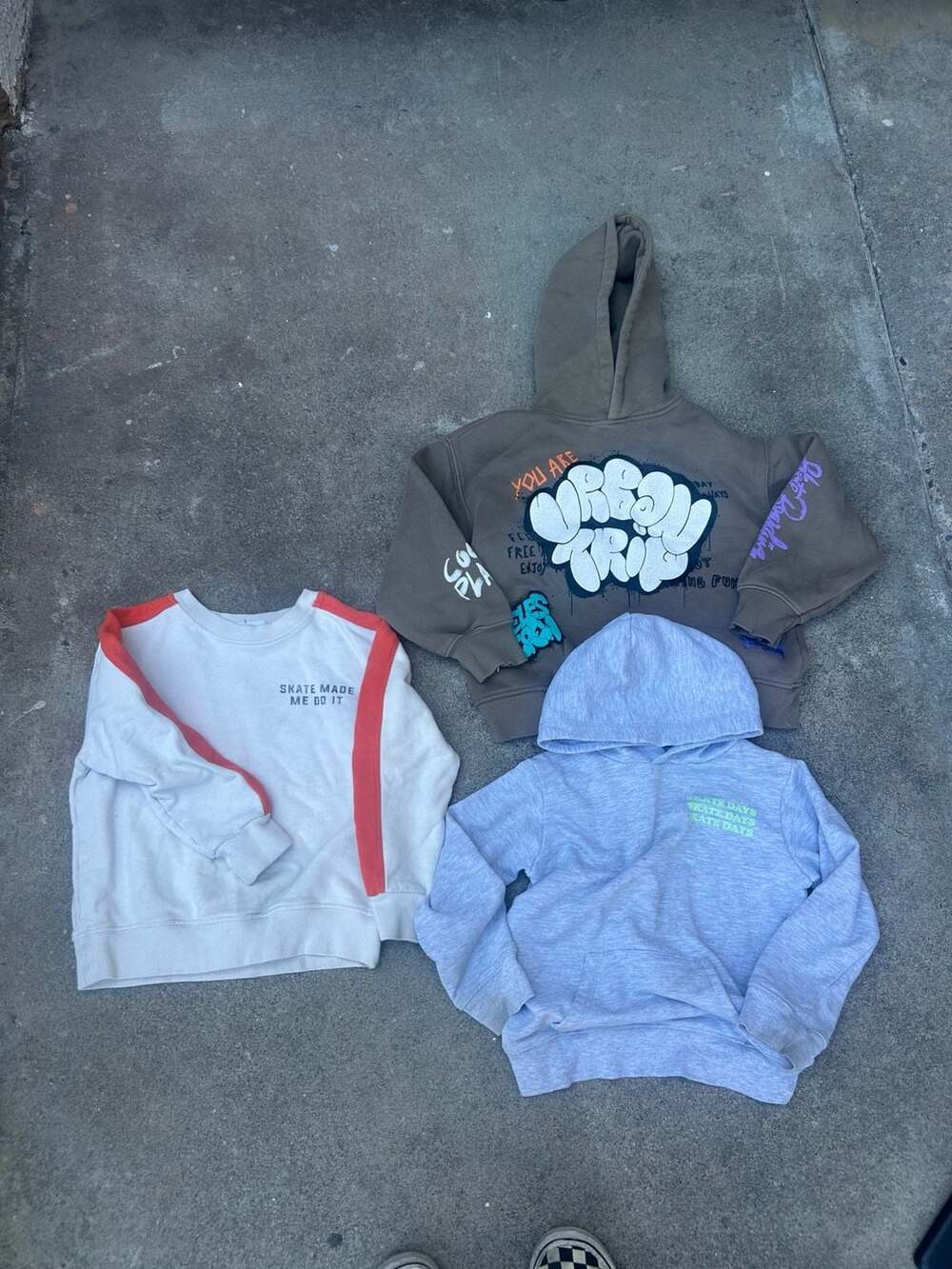 Zara Kids Boys Sweatshirt and Hoodie Bundle Lot of 3 Size 6-7